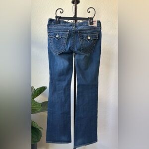 True Religion Dark Blue Boot Cut Jeans